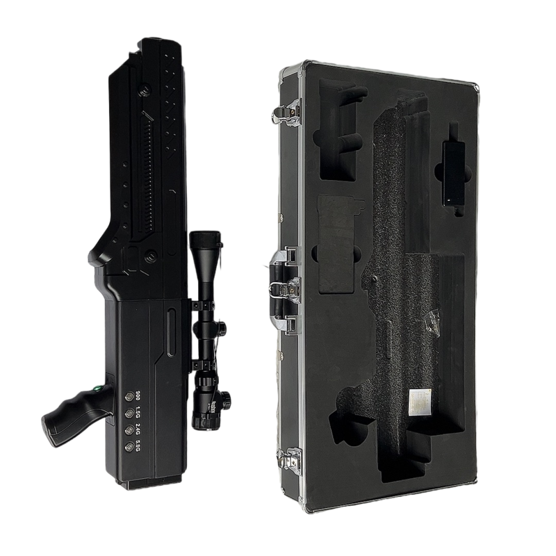  泾县手持便携式枪型低空防御反制四通道A型